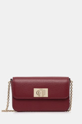 Kožená kabelka Furla vínová barva, WE00265 ARE000 CGQ00