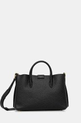 Kožená kabelka Gianni Chiarini ARETHA černá barva, BS.11832.RNGDBL