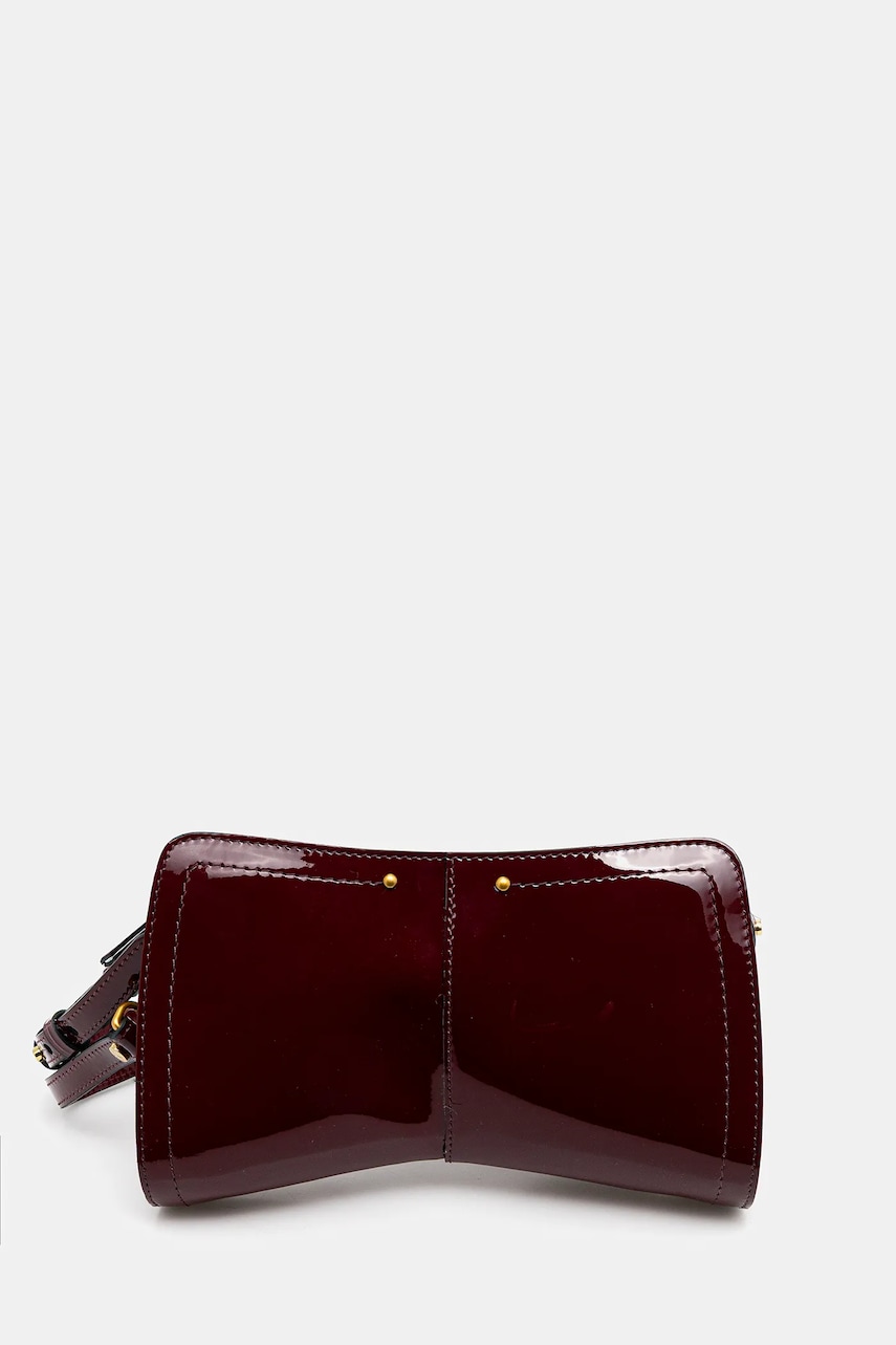 Kožená kabelka Gianni Chiarini KEIRA vínová barva, BS.11600.VRPIU