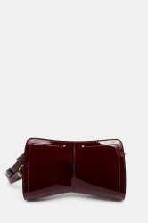 Kožená kabelka Gianni Chiarini KEIRA vínová barva, BS.11600.VRPIU