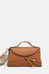 Kožená kabelka Gianni Chiarini MARGOT hnědá barva, BS.11411.GRN.NABCL