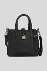 Kožená kabelka Karl Lagerfeld K/AUTOGRAPH černá barva, A3W30151