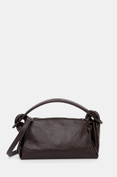 Kožená kabelka Kenzo hnědá barva, FE62SA818L01