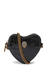 Kožená kabelka Kurt Geiger London černá barva, 9548400409