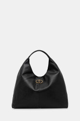 Kožená kabelka Kurt Geiger London CHELSEA černá barva, 5049700109