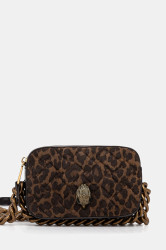 Kožená kabelka Kurt Geiger London KENSINGTON hnědá barva, 9321135289