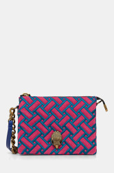Kožená kabelka Kurt Geiger London KENSINGTON růžová barva, 5013557219
