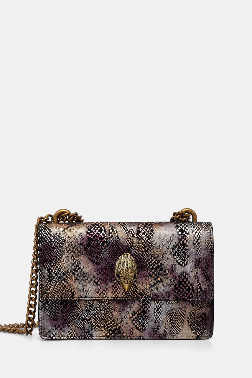 Kožená kabelka Kurt Geiger London SHOREDITCH černá barva, 3536265719