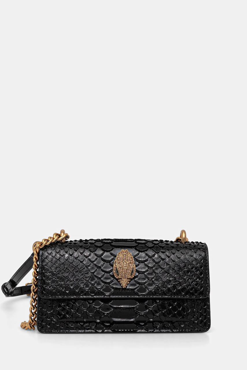 Kožená kabelka Kurt Geiger London SHOREDITCH černá barva, 4998200719