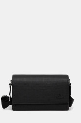 Kožená kabelka Lacoste černá barva, NU4118CE