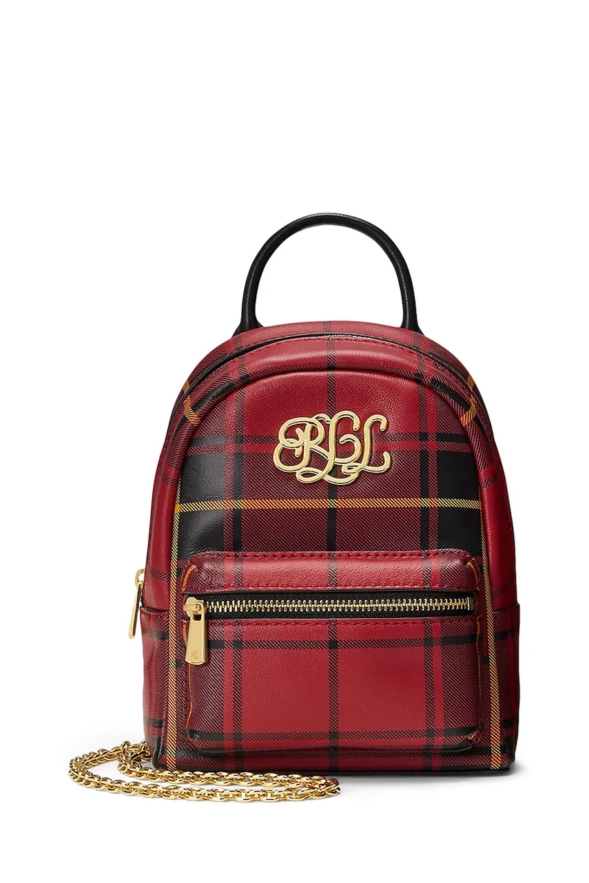 Kožená kabelka Lauren Ralph Lauren černá barva, 431980859