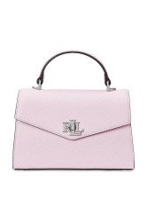 Kožená kabelka Lauren Ralph Lauren růžová barva, 431966765