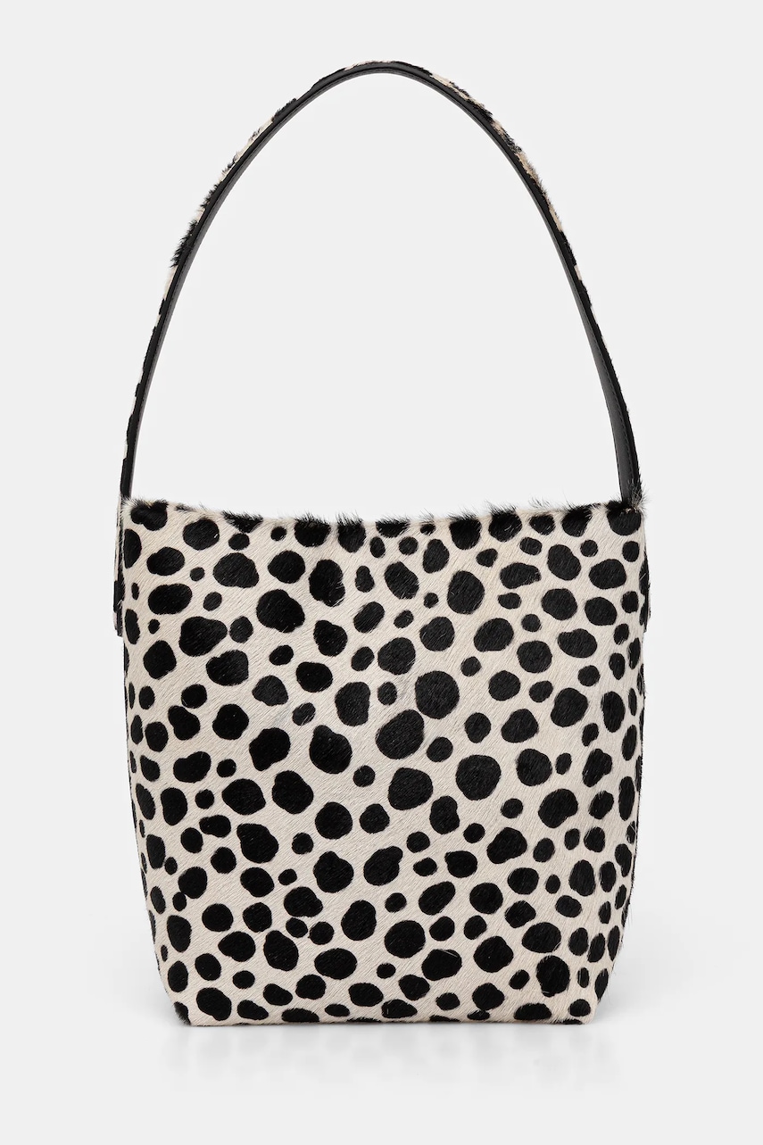 Kožená kabelka Liviana Conti černá barva, A5WA10