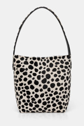 Kožená kabelka Liviana Conti černá barva, A5WA10