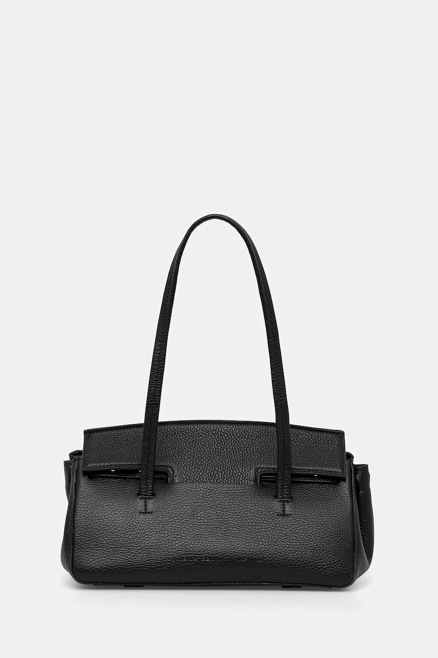 Kožená kabelka Liviana Conti černá barva, A5WA50