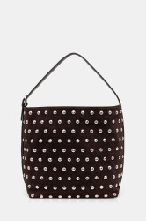 Kožená kabelka Liviana Conti hnědá barva, A5WA61