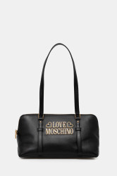 Kožená kabelka Love Moschino černá barva, JC4332PP0NK1300A