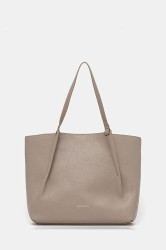 Kožená kabelka Marc O'Polo béžová barva, 5000009281