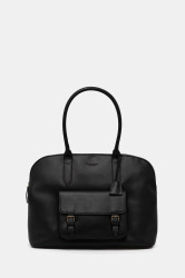 Kožená kabelka Marc O'Polo černá barva, 5000009165