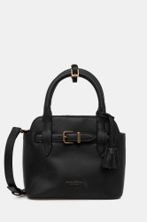 Kožená kabelka Marc O'Polo černá barva, 50818770701104