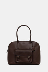 Kožená kabelka Marc O'Polo hnědá barva, 5000009165
