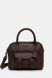 Kožená kabelka Marc O'Polo hnědá barva, 5000009169