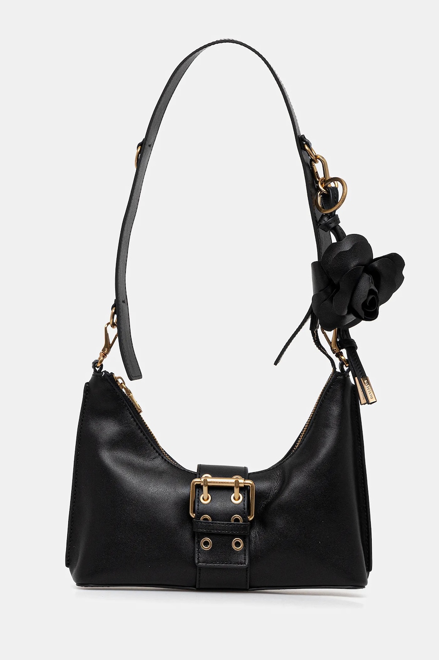 Kožená kabelka Marciano by Guess černá barva, 5YGZ04 7286A