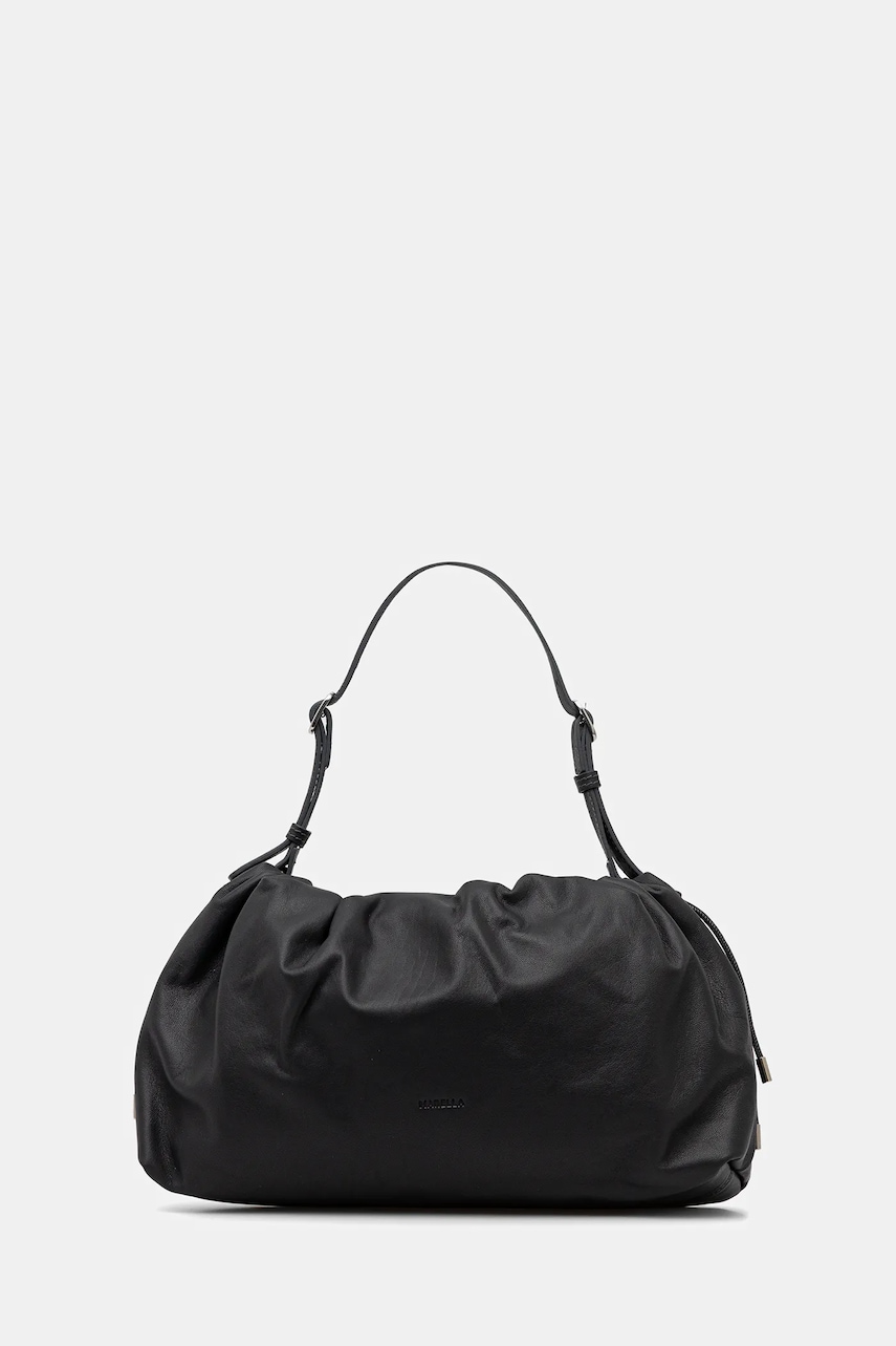 Kožená kabelka Marella šedá barva, 2523519057200