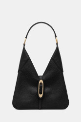 Kožená kabelka MICHAEL Michael Kors černá barva, 30F5GQ8L6L