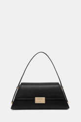 Kožená kabelka MICHAEL Michael Kors LUDLOW černá barva, 30F4GLNL2L