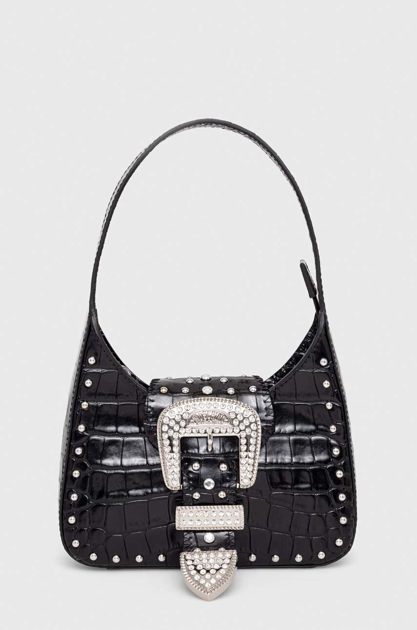 Kožená kabelka Moschino Jeans