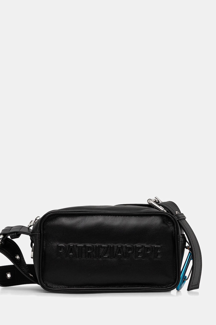 Kožená kabelka Patrizia Pepe černá barva, 2B0153 L113