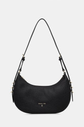 Kožená kabelka Patrizia Pepe černá barva, 8B0311 L001