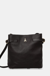 Kožená kabelka Patrizia Pepe hnědá barva, 2B0150 L162