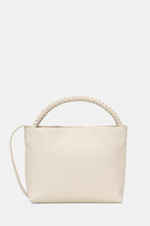 Kožená kabelka Pedro del Hierro béžová barva, 1119573
