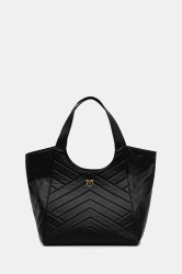 Kožená kabelka Pinko černá barva, 104536 A2AO