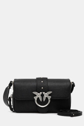 Kožená kabelka Pinko černá barva, 105345 A2JG