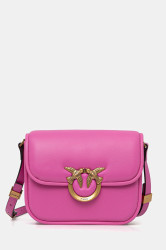 Kožená kabelka Pinko hnědá barva, 104297 A26L