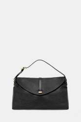 Kožená kabelka Pollini černá barva, PC4402PP0N QA1