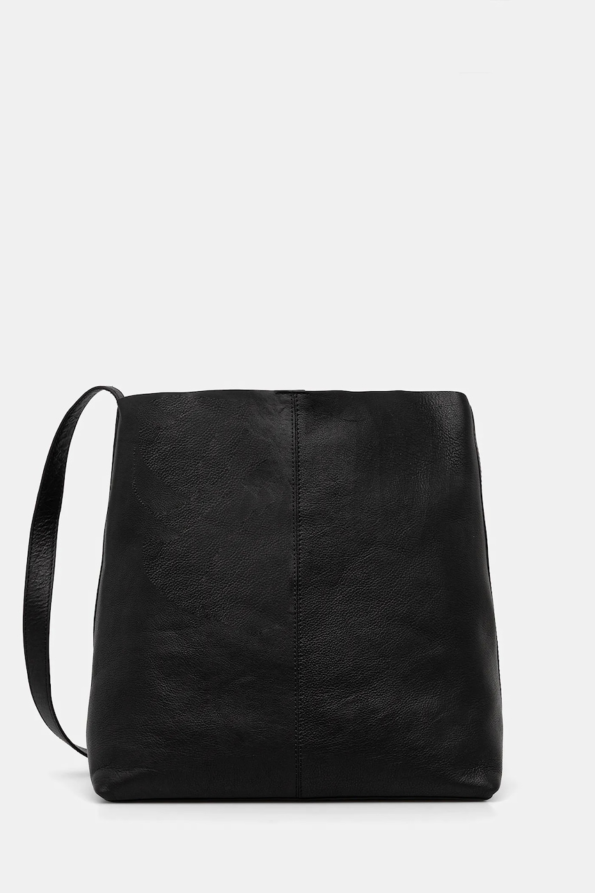 Kožená kabelka Sessun černá barva, 25102016