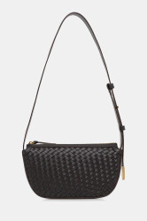 Kožená kabelka Sessun hnědá barva, 25102019