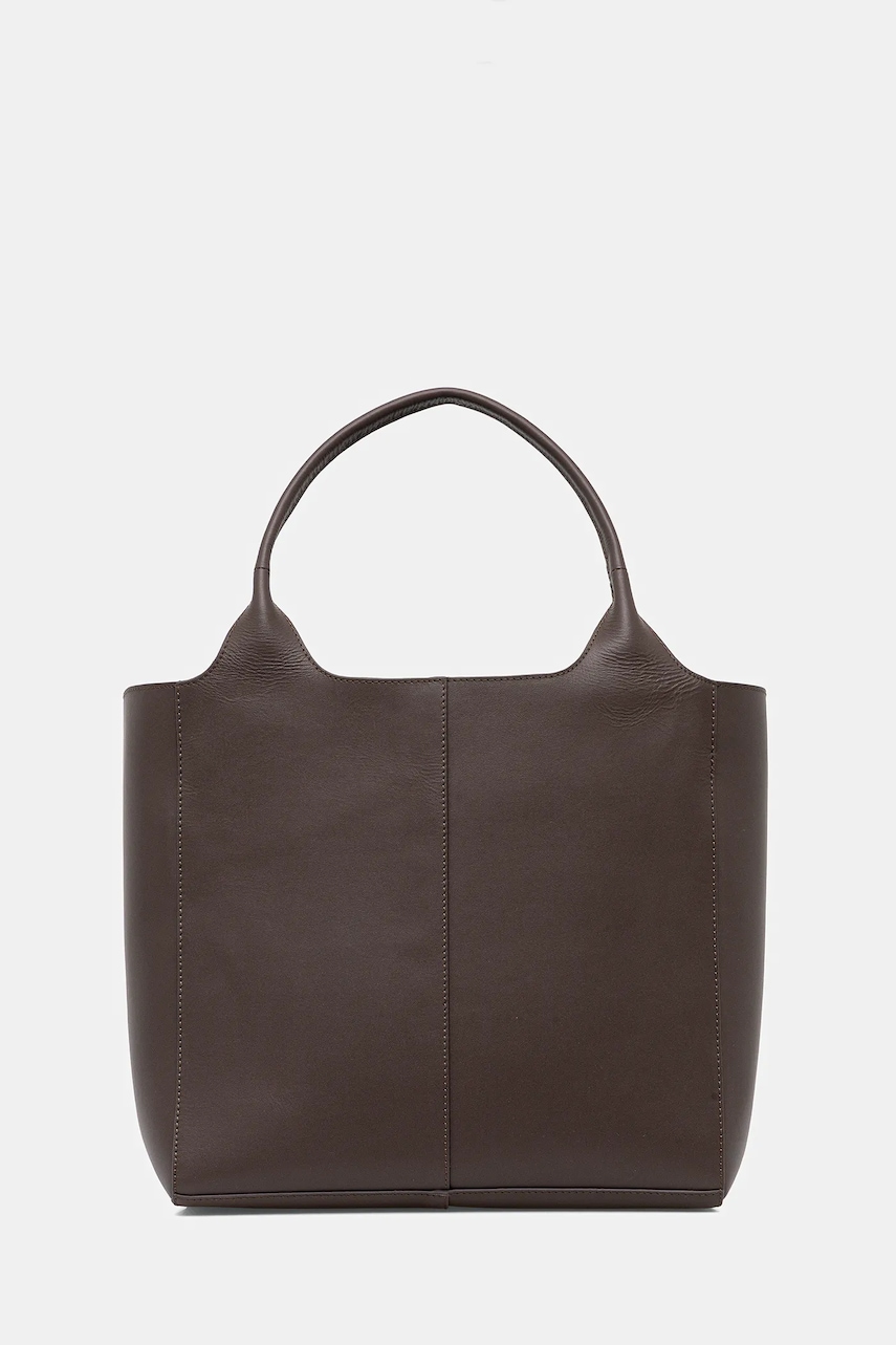 Kožená kabelka Stand Studio Lois hnědá barva, 66534-7990