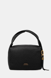 Kožená kabelka Tommy Hilfiger černá barva, AW0AW18150