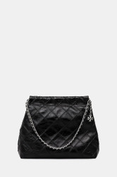 Kožená kabelka Tory Burch Fleming černá barva, 165170-001