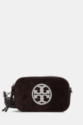 Kožená kabelka Tory Burch Miller hnědá barva, 174301.201