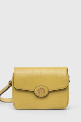 Kožená kabelka Tory Burch Robinson Crosshatched