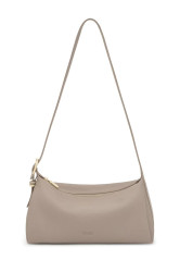 Kožená kabelka Tous FOLD šedá barva, 2002306744