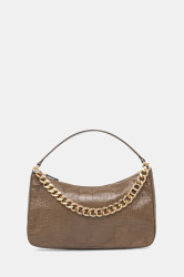 Kožená kabelka Twinset červená barva, 252TD8252