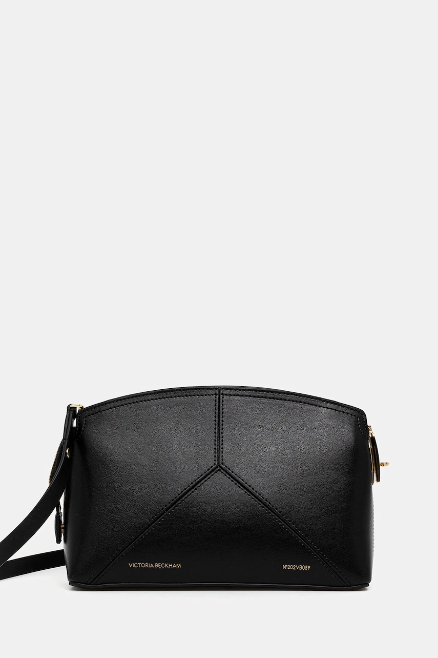 Kožená kabelka Victoria Beckham černá barva, B225AAC006557A