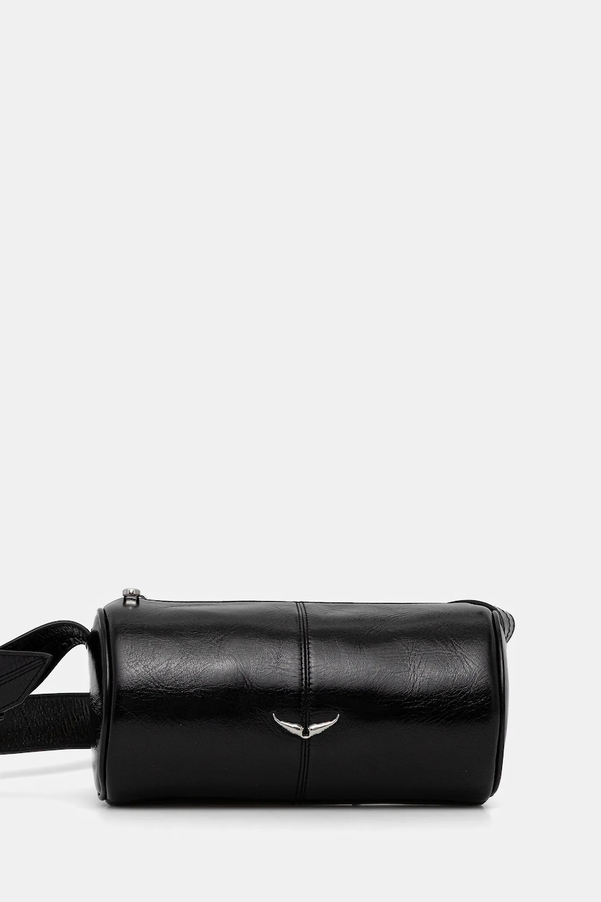 Kožená kabelka ZADIG&VOLTAIRE černá barva, LWBA03940